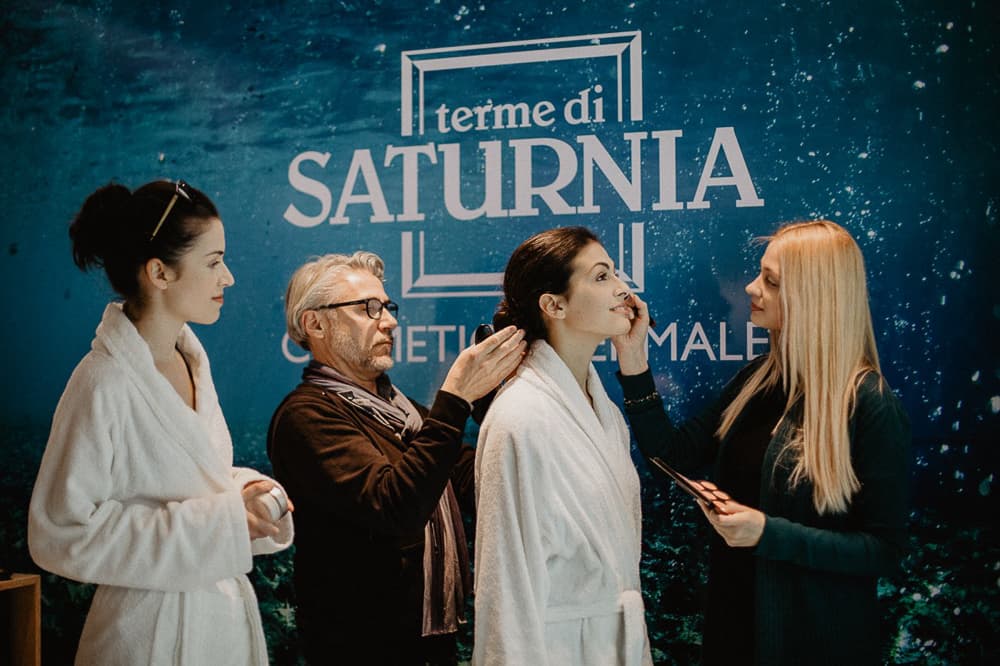 Daniela Cioara behind the scenes